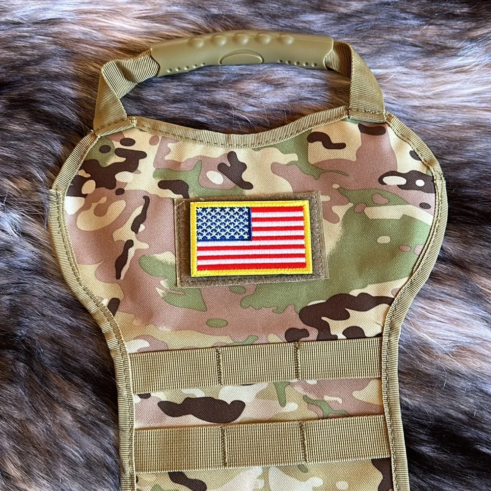 Speed Track *NEW* Pet Tactical Dog Bone Shaped Camo Christmas Stocking - Picture 6 of 13